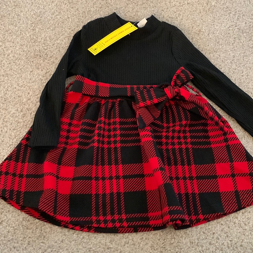 Red&Black Baby Girl Dress